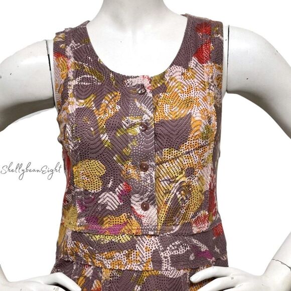 ANTHROPOLOGIE GREGORY Smoky Lilies Dress 4 S NEW - Picture 6 of 13